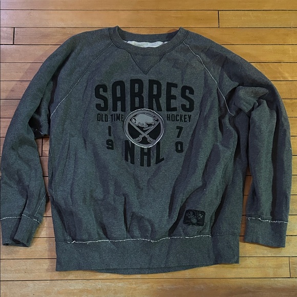 EUC Buffalo NY Sabres Crewneck Sweater - Charcoal - Picture 1 of 9